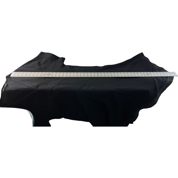 Zara Woman's Dress Size‎ 2X Black V-Neck Short Sleeve Asymmetrical Hem - Picture 7 of 9